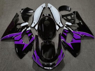 Best 1996-2007 Yamaha YZF600R Thundercat Motorcycle Fairings - Glossy Black Purple White