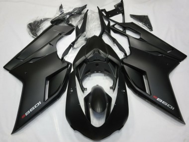 Best 2007-2014 Ducati 1098 Motorcycle Fairings - Matte Black