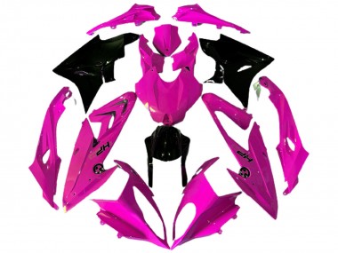 Best 2009-2014 BMW S1000RR Motorcycle Fairings - Pink Glossy Black HP