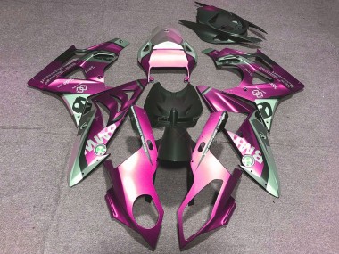 Best 2017-2018 BMW S1000RR Motorcycle Fairings - Pink Black