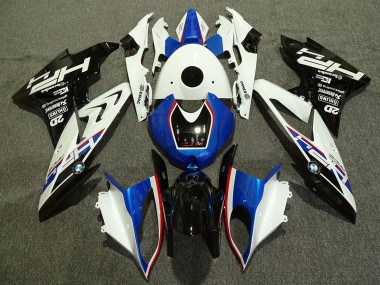 Best 2009-2014 BMW S1000RR Motorcycle Fairings - White Red Blue Glossy Black HP