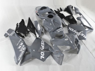 Best 2005-2006 Honda CBR600RR Motorcycle Fairings - Nardo Grey White Repsol
