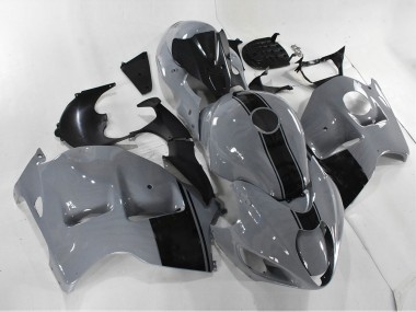 Best 1996-2007 Suzuki GSXR 1300 Hayabusa Motorcycle Fairings - Nardo Grey Black No Decal