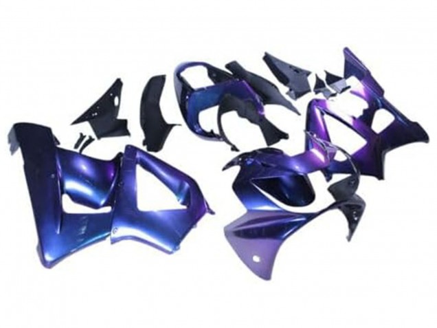 2000-2001 Honda CBR900RR 929 Motorcycle Fairings - Chameleon Blue Purple