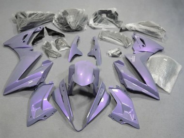 Best 2024-2025 Suzuki GSX8R Motorcycle Fairings - Chameleon Grey Dazz Pearl Purple