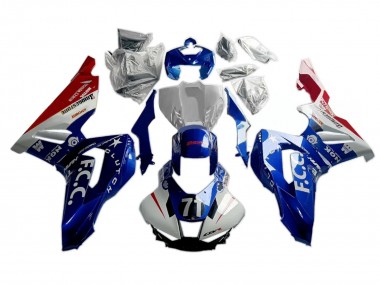 Best 2020-2023 Honda CBR1000RR-R Motorcycle Fairings - White Blue Red
