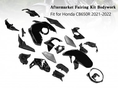 Best 2019-2022 Honda CB650R Motorcycle Fairings - Glossy Black