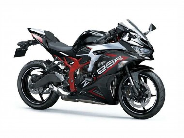Best 2019-2025 Kawasaki ZX25R ZX-25R Motorcycle Fairings - Silver Red Black