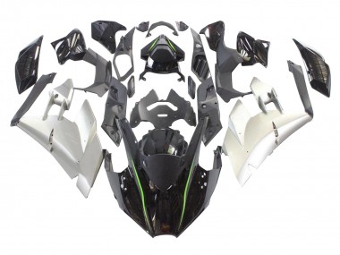 Best 2015-2022 Kawasaki Ninja H2 Motorcycle Fairings - Black Silver Green