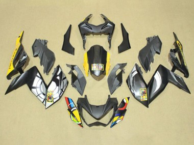 Best 2015-2016 Kawasaki Z250/Z300 Motorcycle Fairings - Grey Yellow Blue Red White