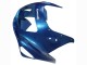 1993-2007 Kawasaki ZZR400 Motorcycle Fairings - Blue Silver Black