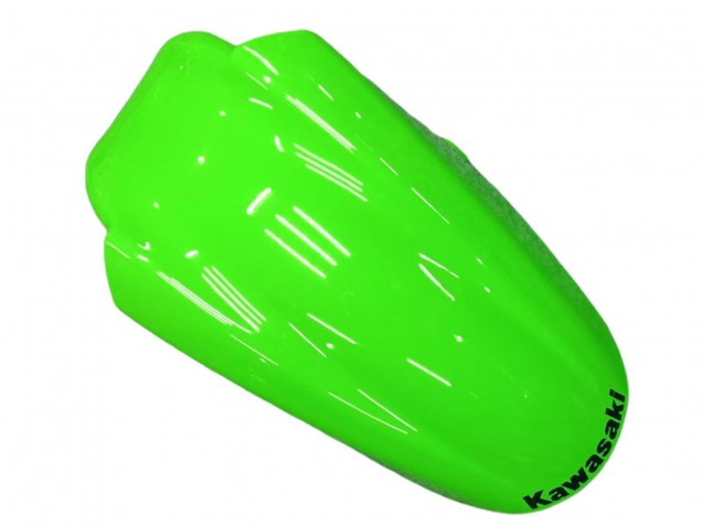 1993-2007 Kawasaki ZZR400 Motorcycle Fairings - Green Glossy Black Blue Monster Elf Touch4 Bridgestone