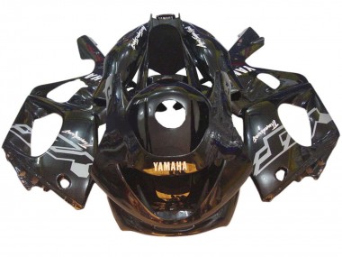 Best 1996-2007 Yamaha YZF600R Thundercat Motorcycle Fairings - Glossy Black Chameleon