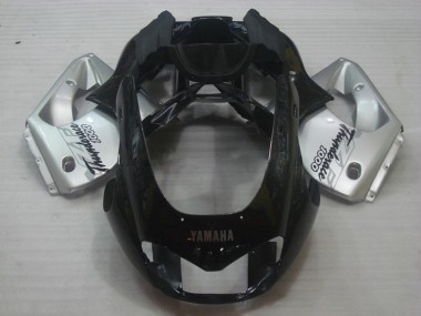 Best 1997-2007 Yamaha YZF 1000R Thunderace Motorcycle Fairings - Black Silver Thunderace