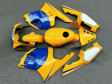 Best 1991-1994 Yamaha TZR250 3XV Motorcycle Fairings - Yellow Blue White