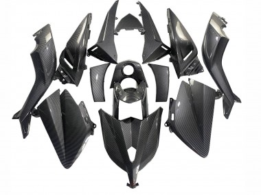 Best 2012-2014 Yamaha TMAX530 Motorcycle Fairings - Black Carbon Fiber