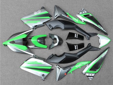 Best 2012-2014 Yamaha TMAX530 Motorcycle Fairings - Grey Green Black ENEOS