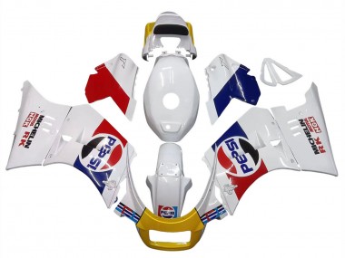 Best 1984-1987 Suzuki RG400 RG500 RG400/500 Motorcycle Fairings - White Red Blue Yellow Motul Michelin Pepsi