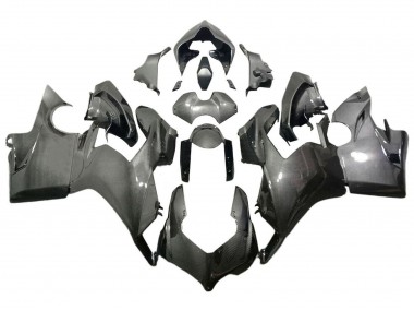 Best 2018-2019 Ducati Panigale V4 V4S Motorcycle Fairings - Black Carbon Fiber Style