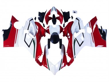 Best 2018-2019 Ducati Panigale V4 V4S Motorcycle Fairings - White Red Green Glossy Black