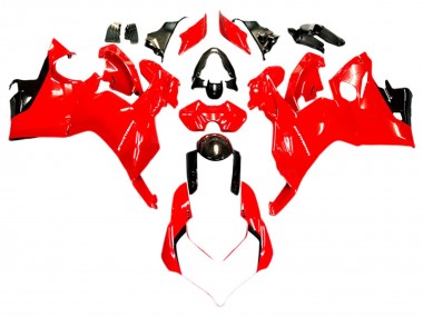 Best 2018-2019 Ducati Panigale V4 V4S Motorcycle Fairings - White Red Glossy Black