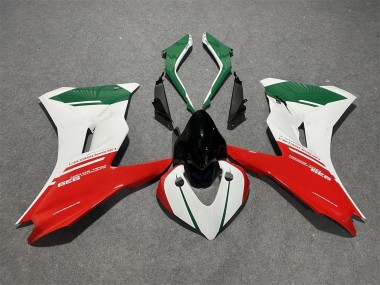 Best 2017-2022 Ducati Supersport 939/939S Motorcycle Fairings - White Red Green