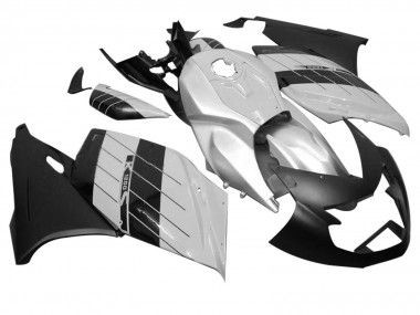 Best 2005-2010 BMW K1200S Motorcycle Fairings - Silver Matte Black