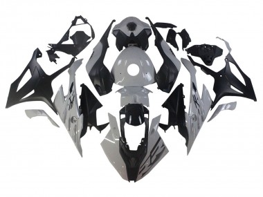 Best 2023-2024 BMW S1000RR Motorcycle Fairings - Nardo Grey Matte Black