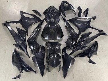 Best 2023-2024 BMW S1000RR Motorcycle Fairings - Glossy Black Carbon Fiber