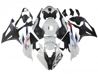 Best 2023-2024 BMW S1000RR Motorcycle Fairing - White Blue Red Matte Black