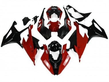 Best 2019-2022 BMW S1000RR Motorcycle Fairing Kits - Black Red