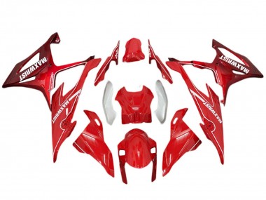 Best 2019-2022 BMW S1000RR Motorcycle Fairings - Red Silver MaxWrist