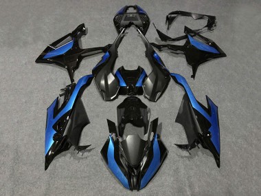 Best 2019-2022 BMW S1000RR Motorcycle Fairings - Black Blue