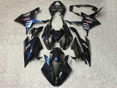 Best 2019-2022 BMW S1000RR Motorcycle Fairings - Black Dark Blue