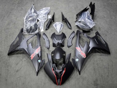 Best 2019-2022 BMW S1000RR Motorcycle Fairing - Black Red