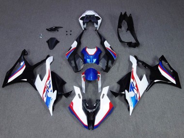 Best 2019-2022 BMW S1000RR Motorcycle Fairings - Blue White Red
