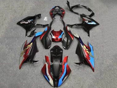 Best 2019-2022 BMW S1000RR Motorcycle Fairing Kits - White Blue Red Black