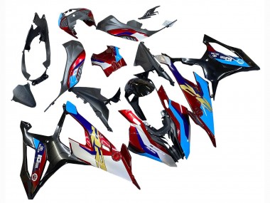 Best 2019-2022 BMW S1000RR Motorcycle Fairing - White Blue Red Black
