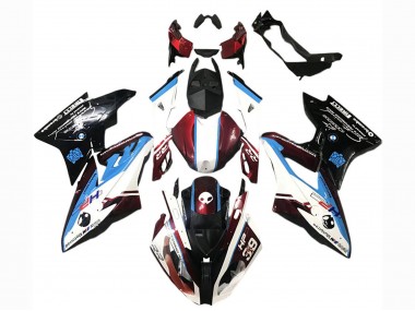 Best 2017-2018 BMW S1000RR Abs Fairings - White Blue Red Glossy Black
