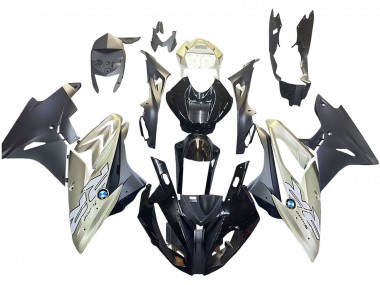 Best 2017-2018 BMW S1000RR Motorcycle Fairings - Silver Black