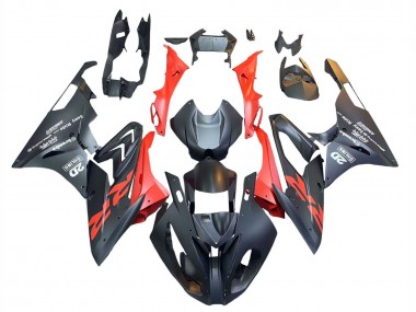 Best 2015-2016 BMW S1000RR Motorcycle Fairings - Matte Black Red