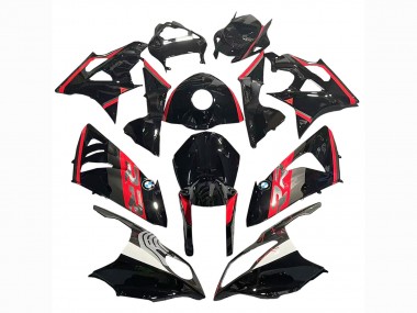 Best 2009-2014 BMW S1000RR Motorcycle Fairing - Red Glossy Black