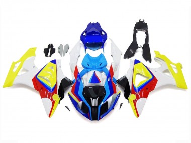 Best 2009-2014 BMW S1000RR Motorcycle Fairings - White Red Blue Yellow