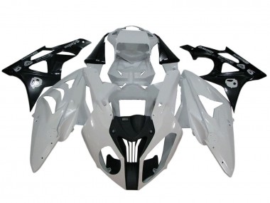 Best 2009-2014 BMW S1000RR Motorcycle Fairings - White Glossy Black
