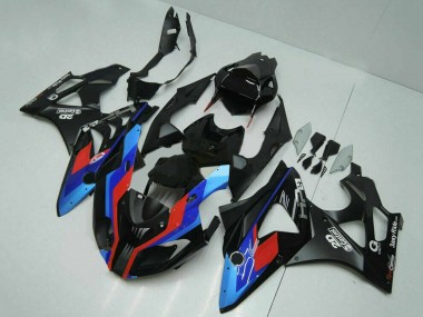 Best 2009-2014 BMW S1000RR Motorcycle Fairings - Blue Red Matte Black Castrol