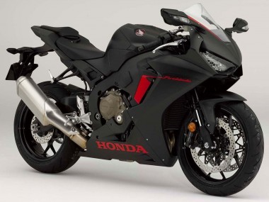 Best 2017-2023 Honda CBR1000RR Motorcycle Fairings - Matte Black with Red Logo