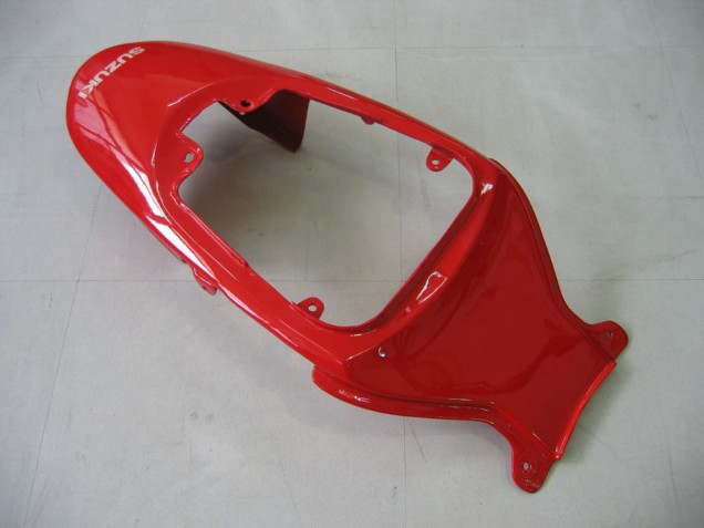 2006-2007 Suzuki GSXR 600 / GSXR 750 Motorcycle Fairing - White Red Glossy Black
