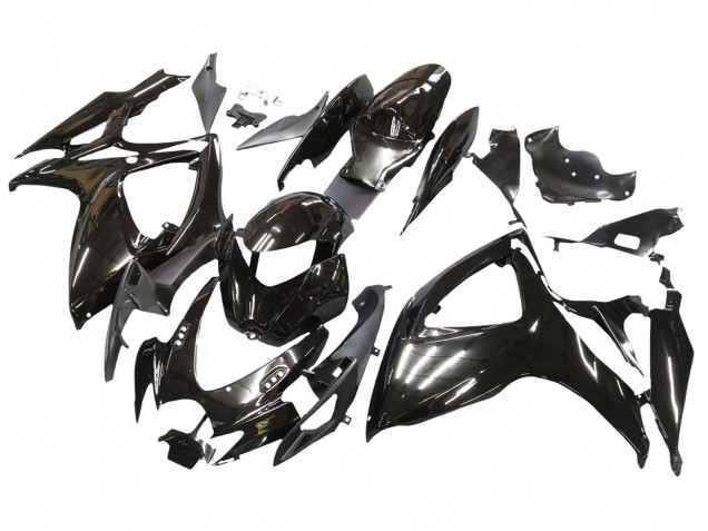 2006-2007 Suzuki GSXR 600 / GSXR 750 Motorcycle Fairings - Glossy Black