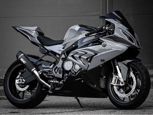 2015-2016 BMW S1000RR Motorcycle Fairings - Grey Carbon Fiber