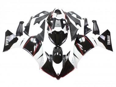 Best 2012-2014 Yamaha YZF 1000 R1 Motorcycle Fairing - White Red Glossy Black